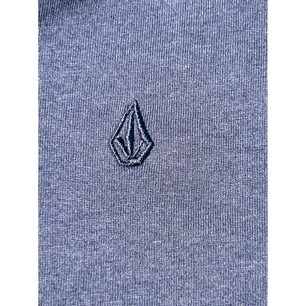 Volcom Mens Navy Blue Short Sleeve Stone Logo Polo Shirt Size Small - Picture 5 of 6